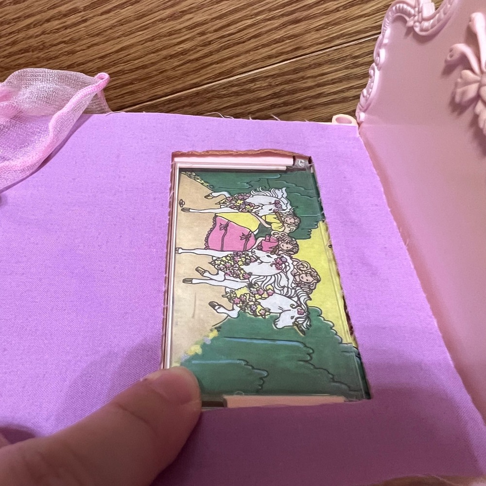 Vintage Barbie Canopy Bed Pink Purple Furniture Replacement Parts Lot Incomplete - Picture 6 of 13